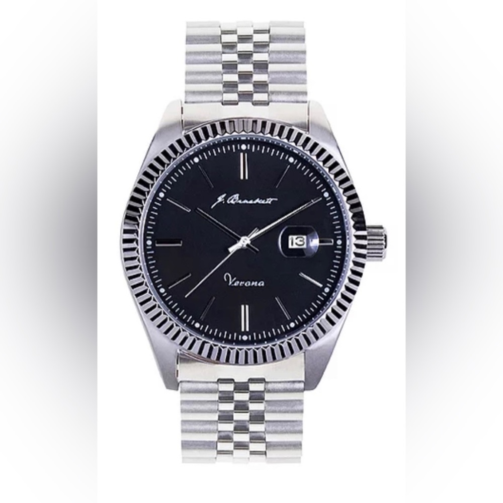 J. Brackett Verona Stainless Steel Watch